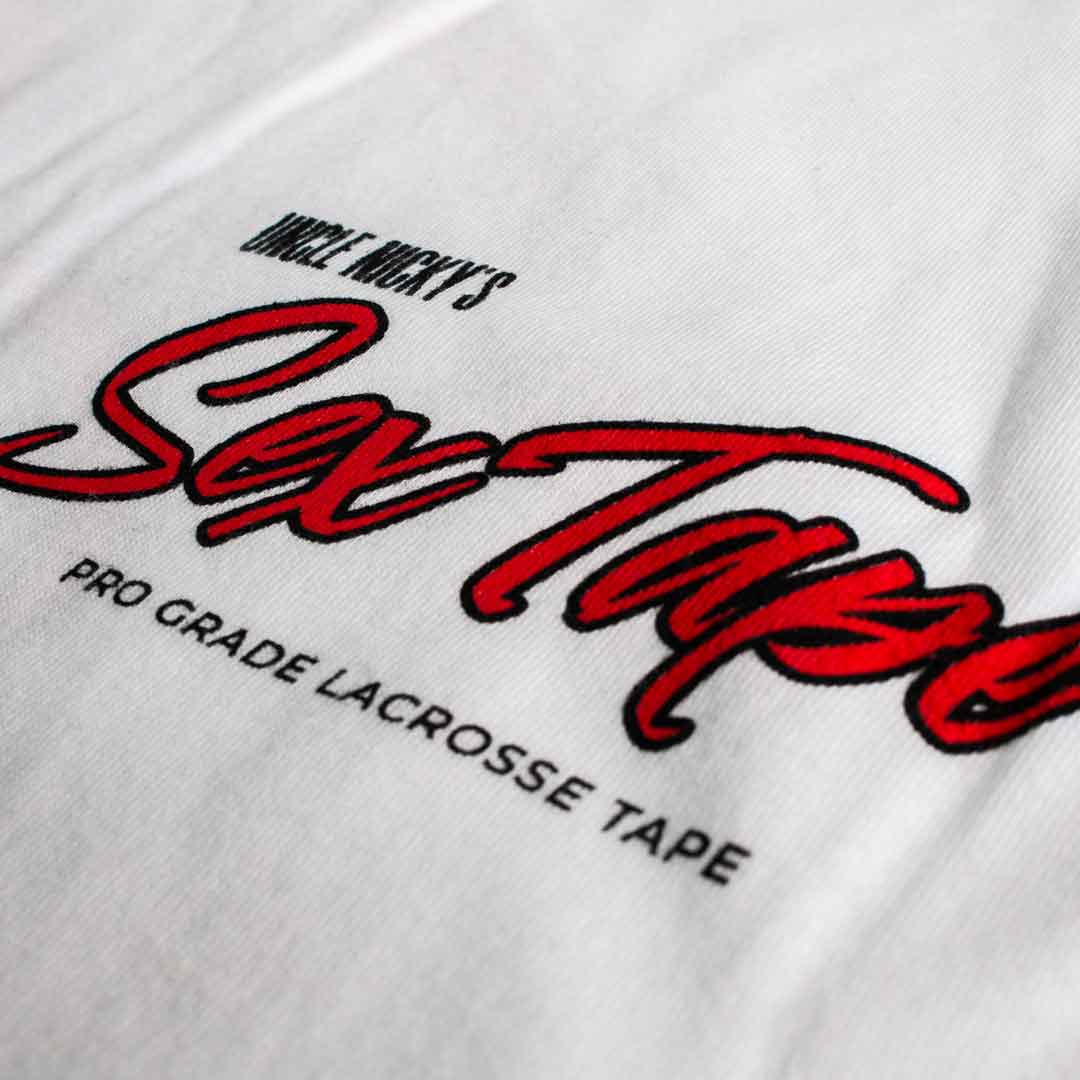 Uncle Nicky’s White Logo Tee - Image 4