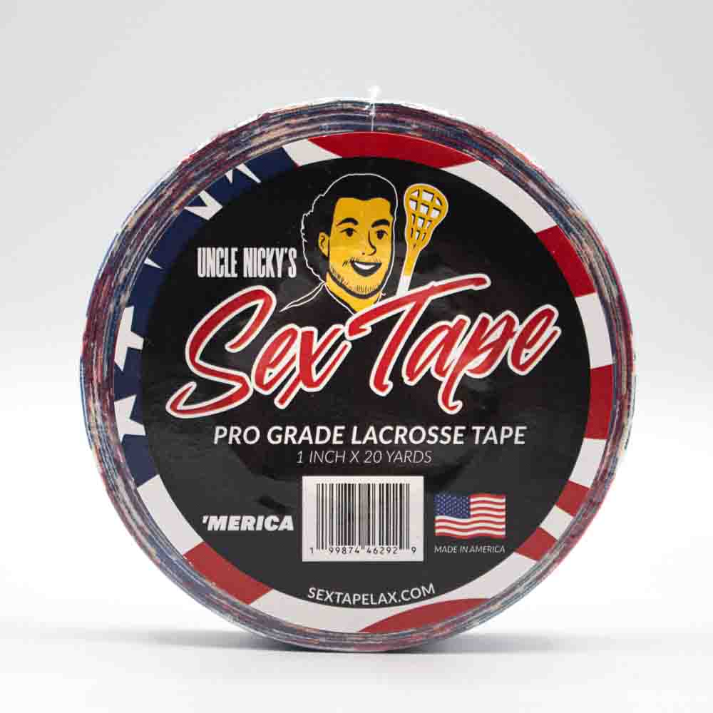 Uncle Nicky's 'Merica Sex Tape – Red, White & Blue Pro-Grade Lacrosse Tape