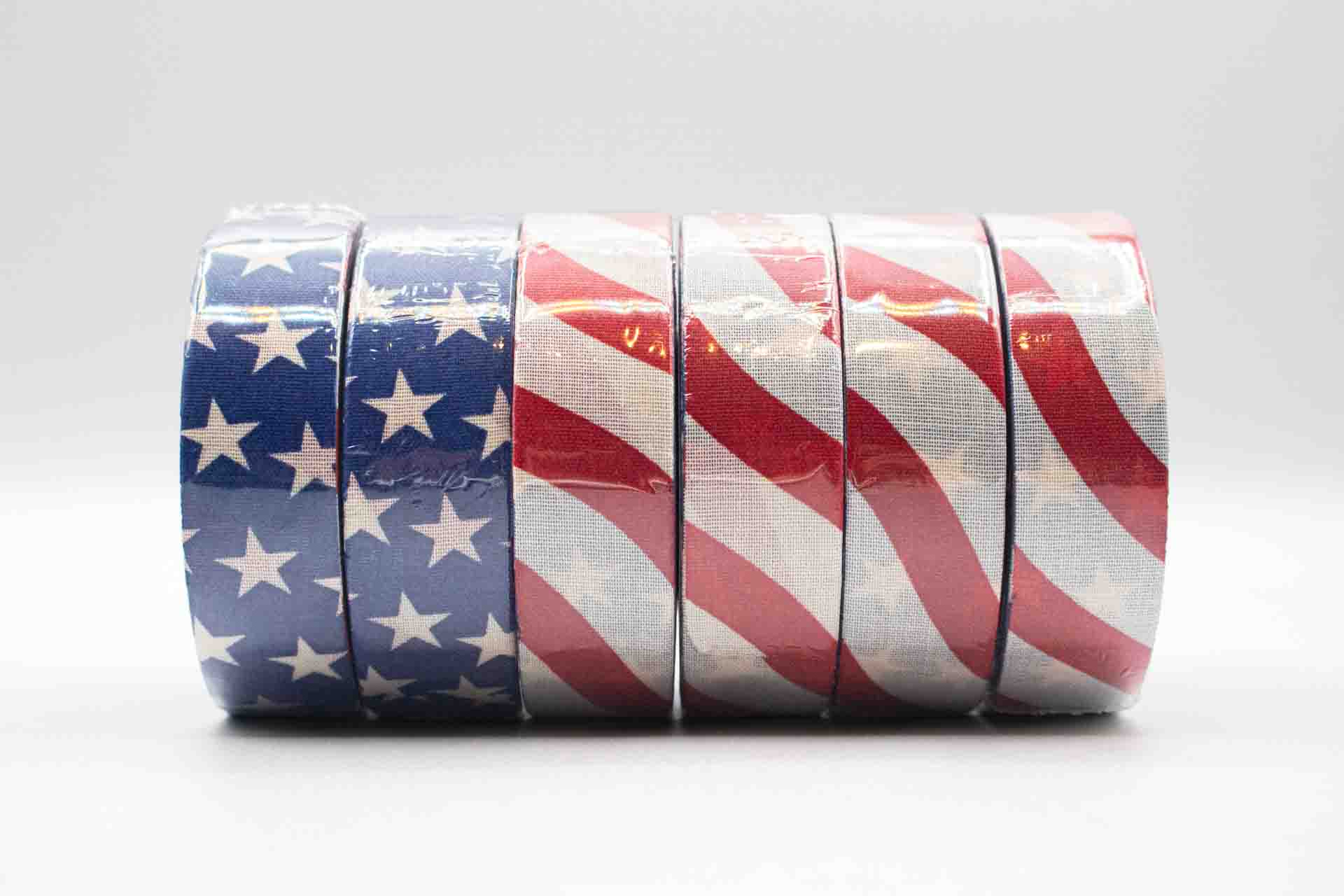 The 'Merica Edition — 1 in × 20 yds of red, white & blue. Made in America.