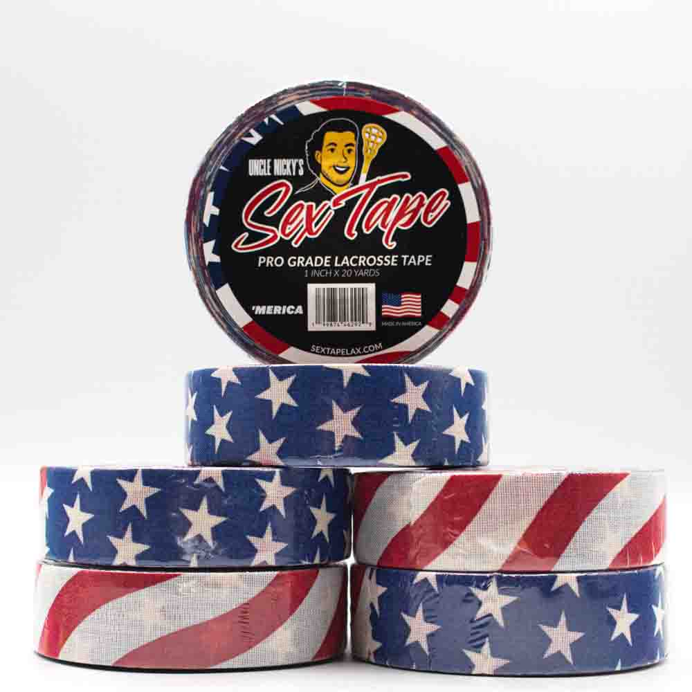 Uncle Nicky's 'Merica Sex Tape – Red, White & Blue Pro-Grade Lacrosse Tape - Image 6